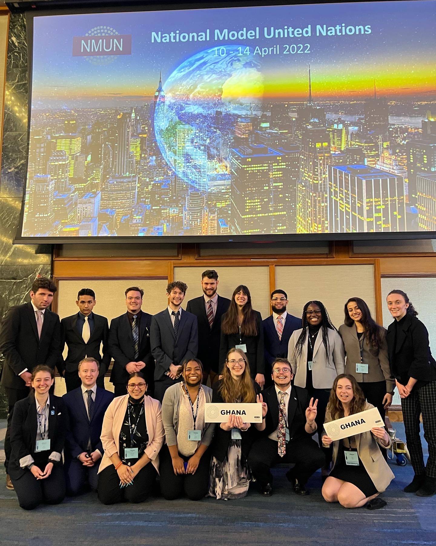 NMUN 2022 NY team