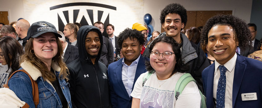 students at the Multicultural Center opening