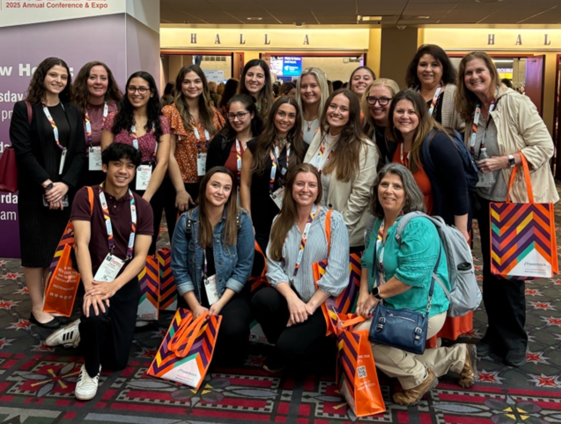 MSOT students at conference 
