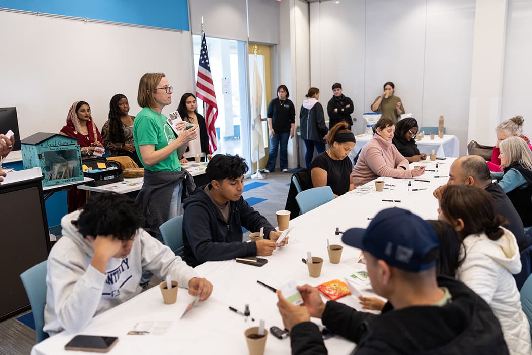C.R.O.P.S. seed planting demonstration at Stockton
