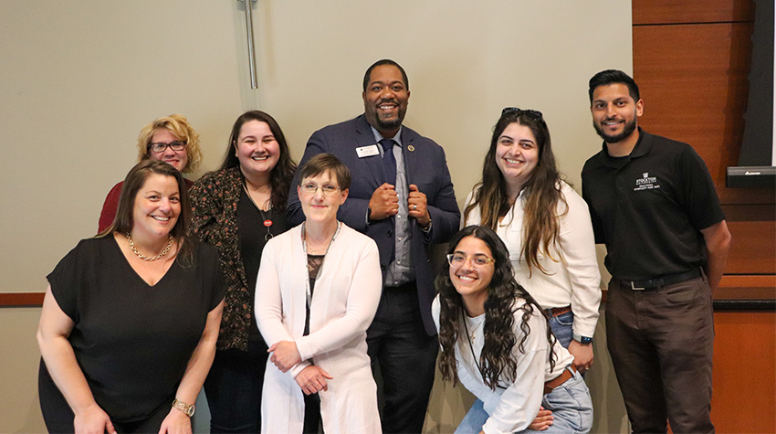 EOF staff posing for a photo