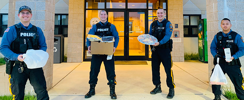 Galloway Township Police Department officers