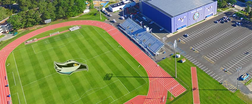 Stockton University soccer field