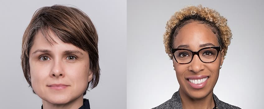 Elizabeth Throesch and Naima Hall