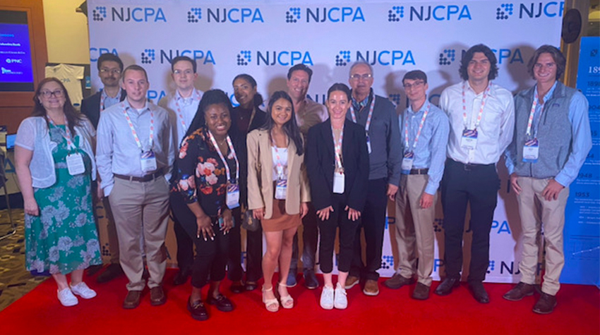 Business students recently went to the New Jersey Certified Public Accountant (NJCPA) Convention held June 13-16 at the Borgata in Atlantic City. 