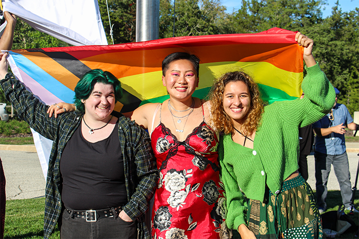 Pride Alliance during October Flag Raising 2022