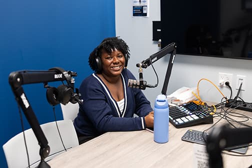 library podcast room