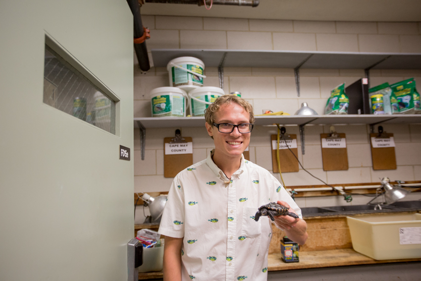 Brandon with terrapin