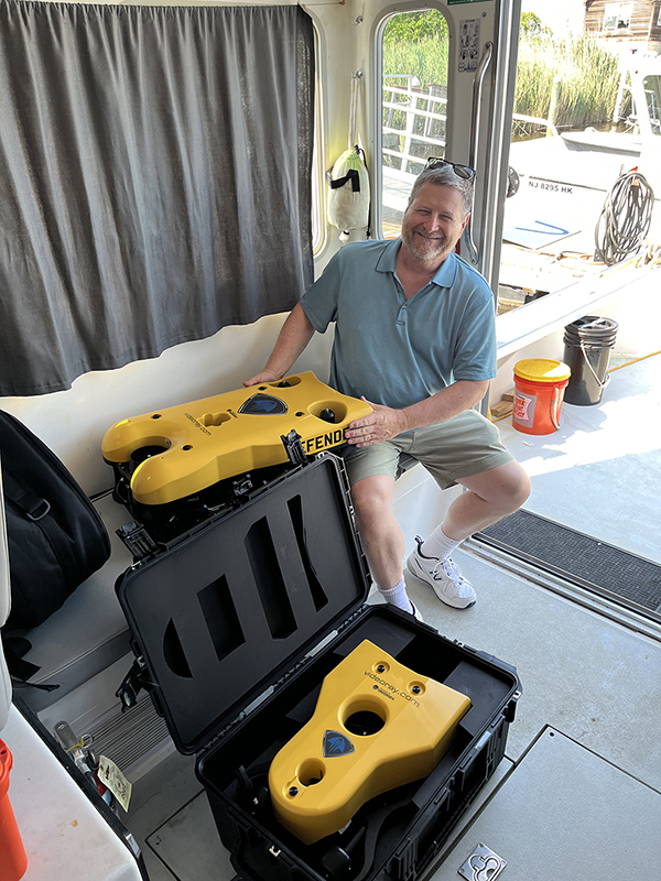 peter straub with new ROV