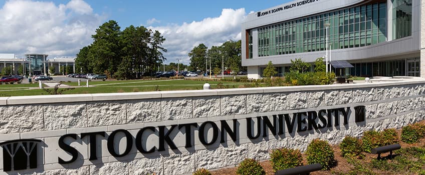 Stockton University Academic Quad