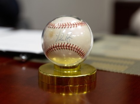 signed nolan ryan baseball