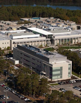 aerial campus view