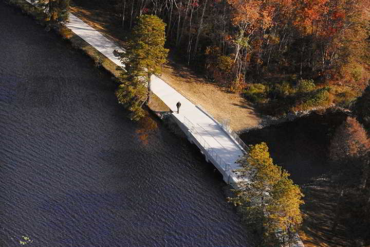 Aerial Photo of Lake Fred