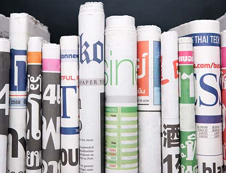 Stack of Newspapers