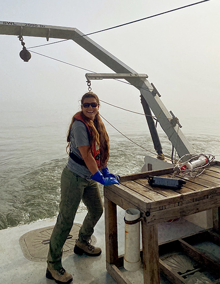 Nicole Ertle '19. Photo credit: Dr. Anna Pfeiffer-Herbert