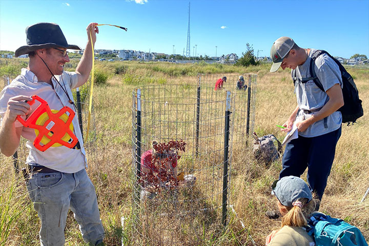 Environmental science student and NJDMAVA Intern Aaron Gover '24