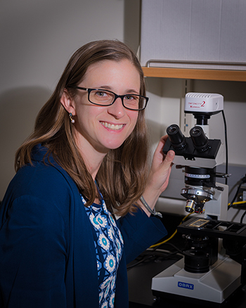 Image of Stockton University professor of Marine Science, Dr. Christine Thompson