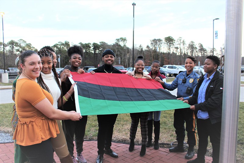 Pan-African flag-raising