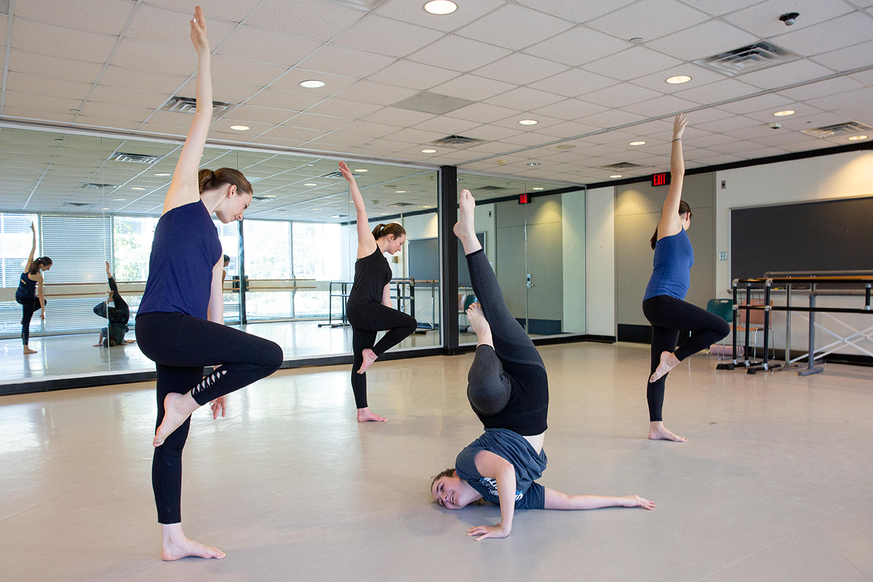 students dancing 