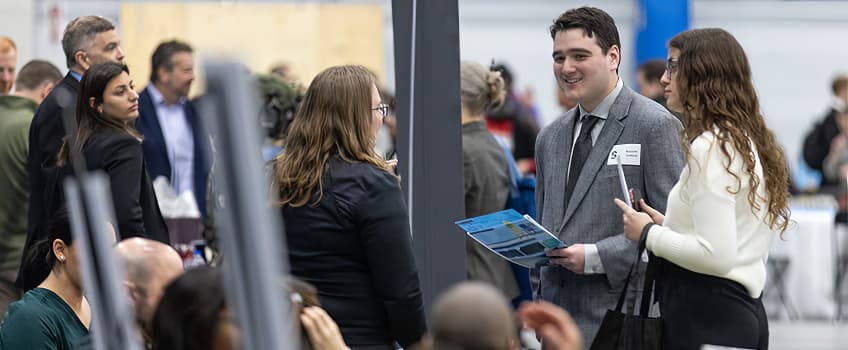 Students at Career & Internship Fair