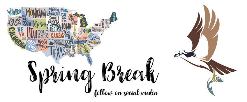 Spring Break graphic for social media