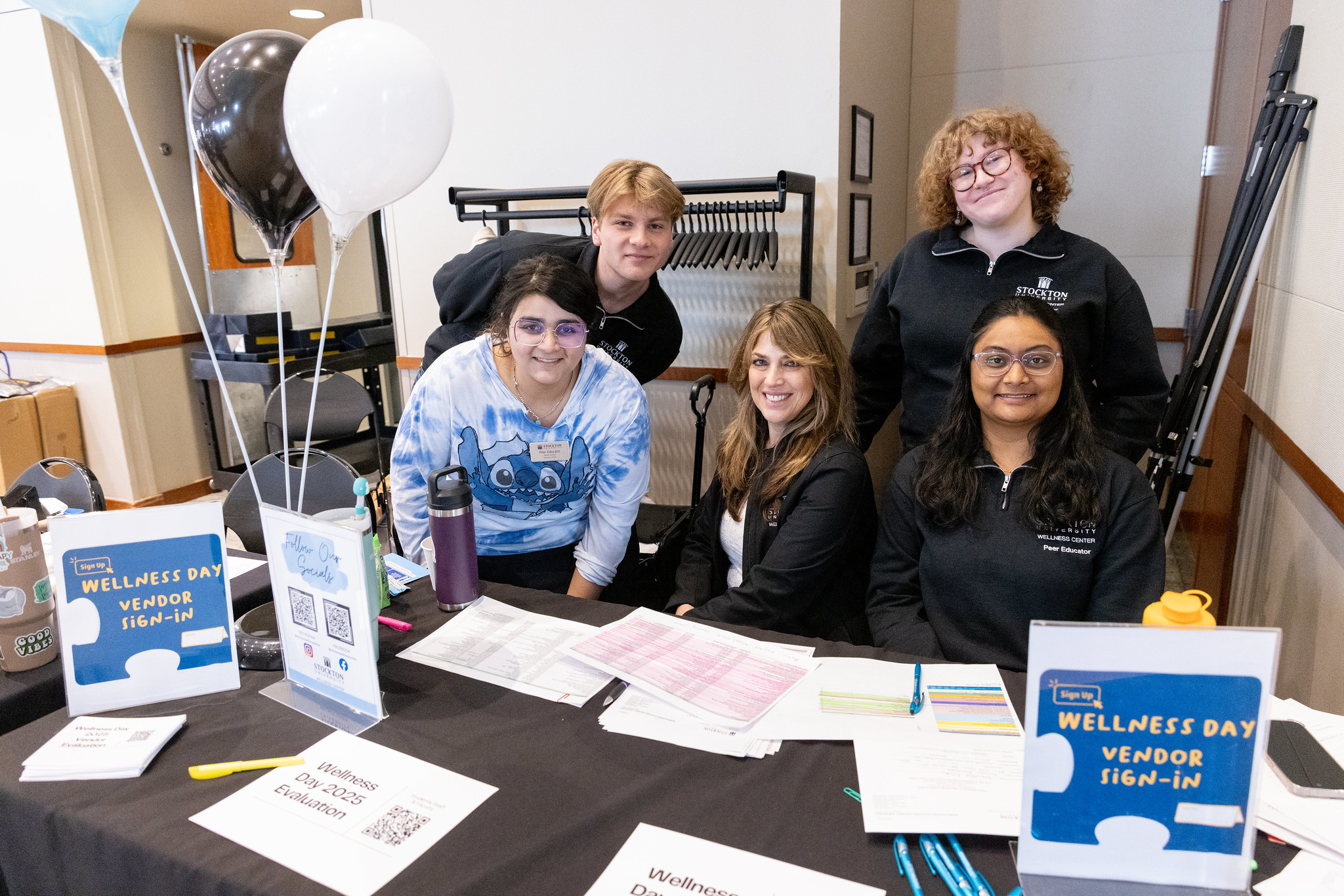 vendor check-in at wellness day