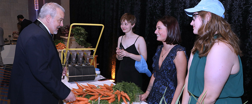 President Joe with gala goers