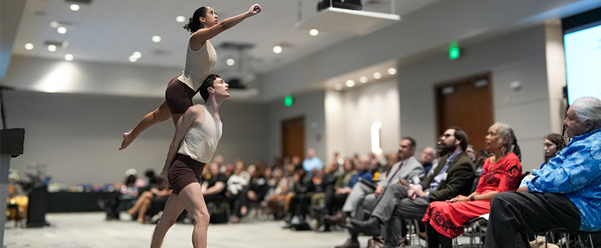 performers dancing at Second Annual Arts and Culture Summit