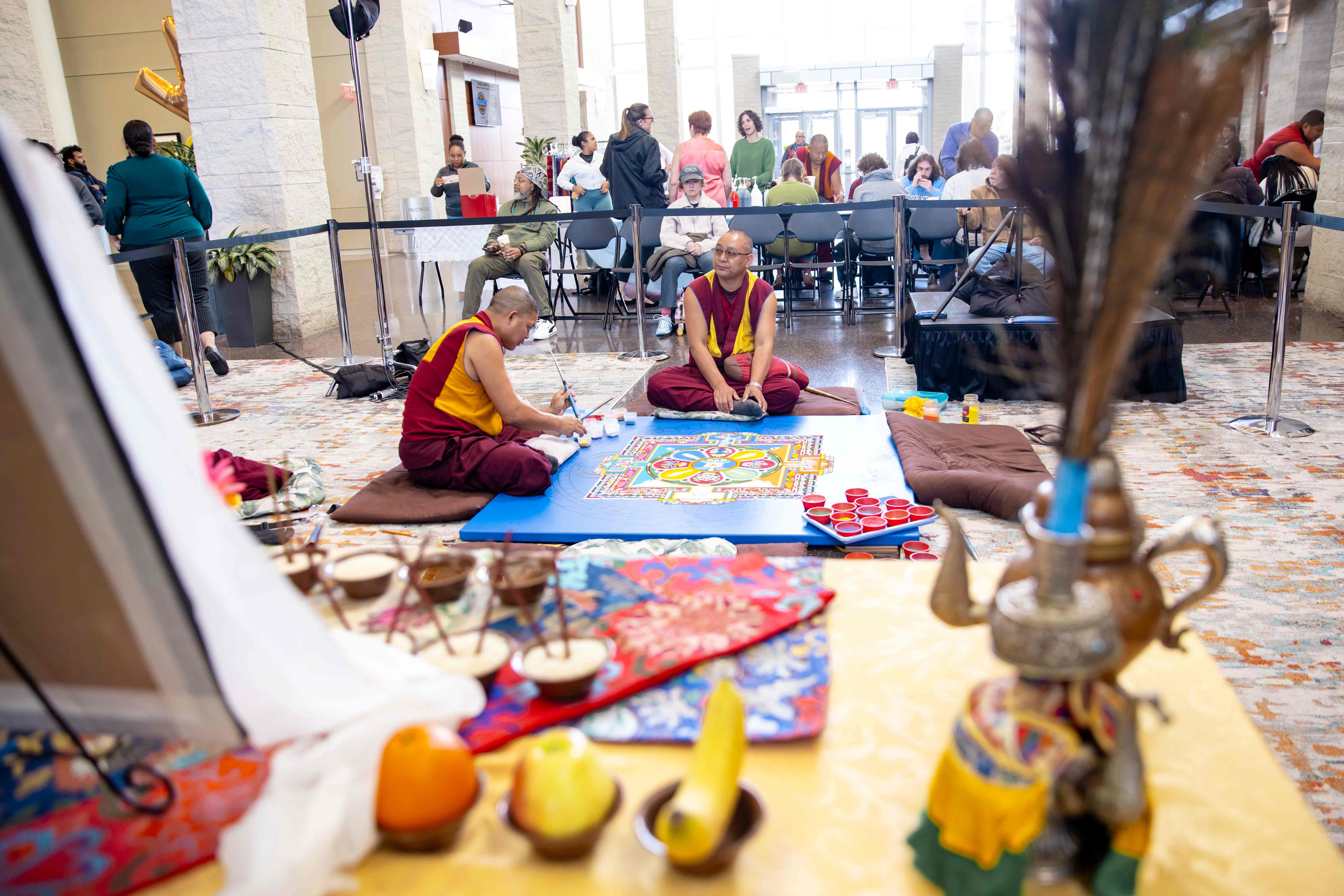 Tibetan monks from the Drepung Gomang Monastery, from the Drepung Gomang Monastery