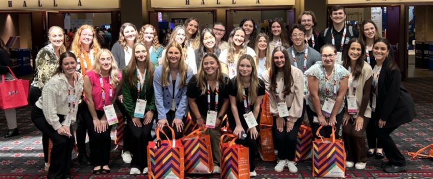 msot students at conference