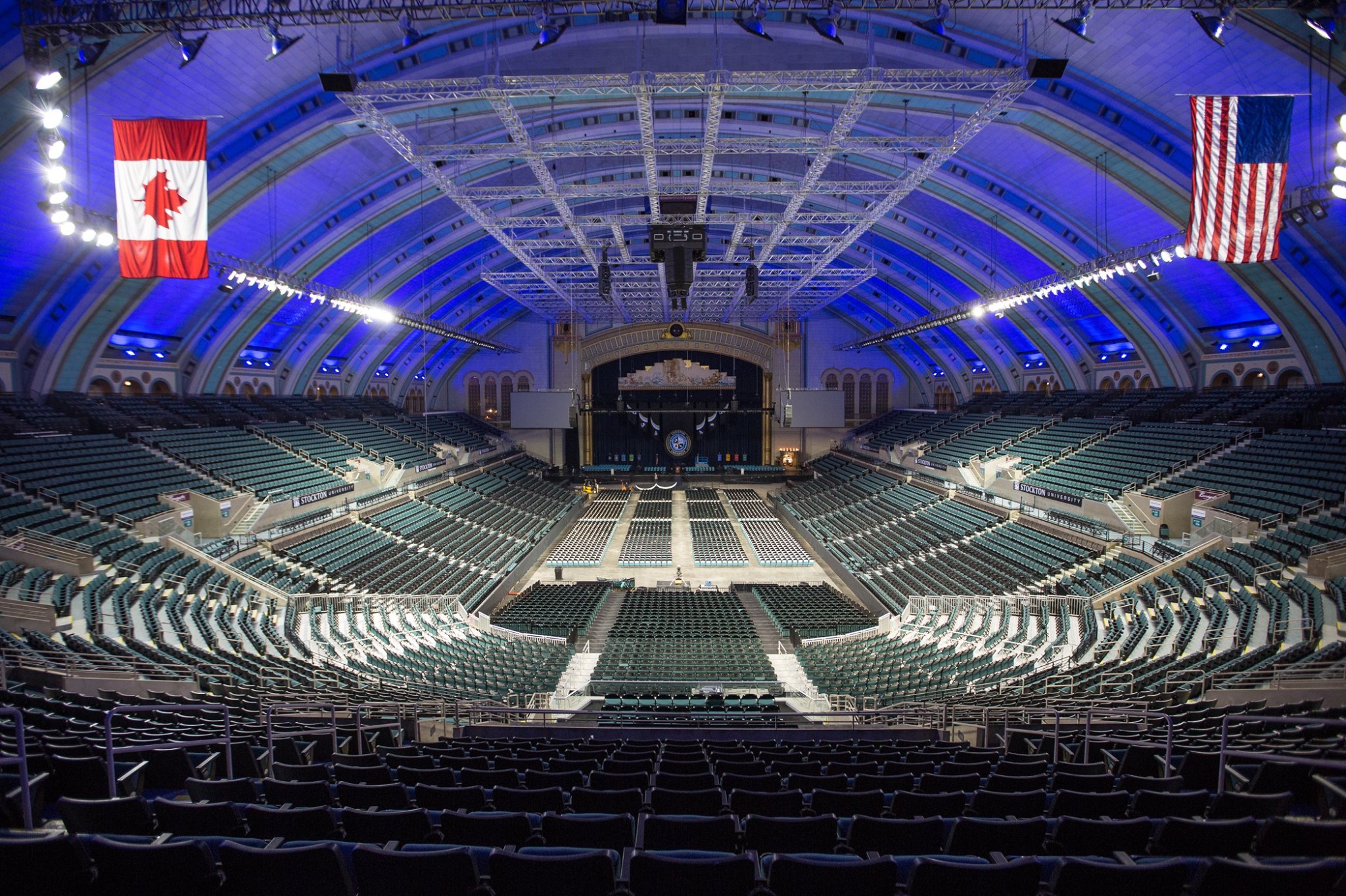 empty Boardwalk Hall