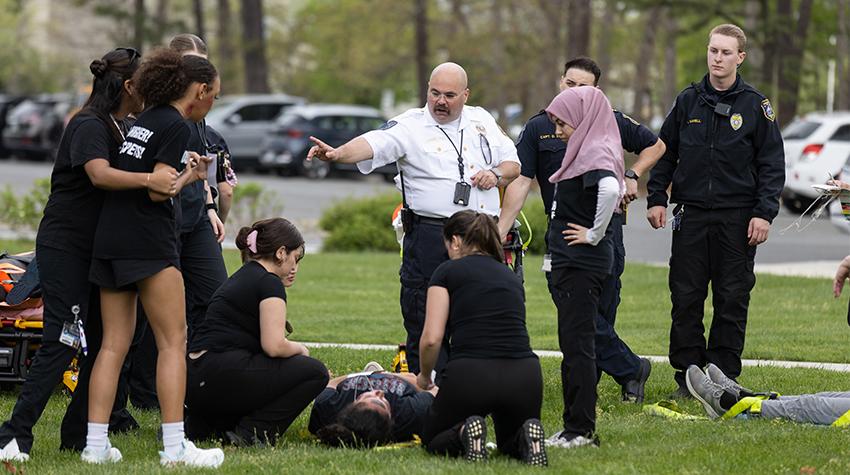 Simulated Emergency On-Campus
