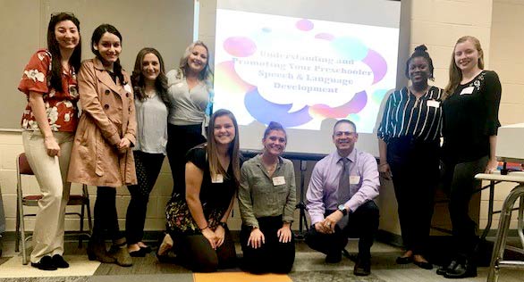 From left, Gabriella Carmen, Daniella Rengifo, Allison Carini, Kaleigh Haar, Ashlee Moran, Jennifer Nolan, Phillip Hernandez, Kendra Lee and Kylie Sarnese.