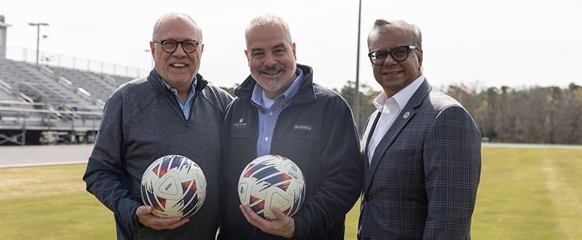 three men