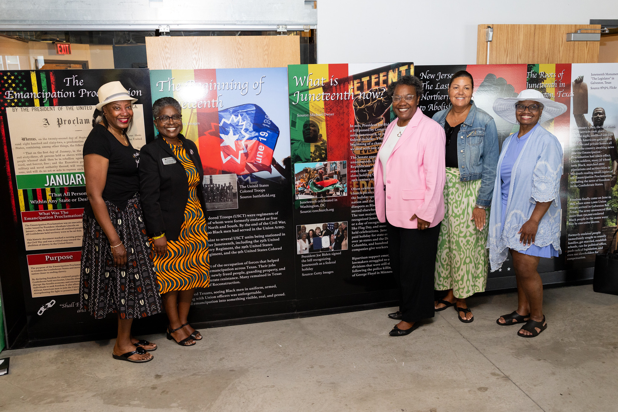 Attendants at Juneteenth Celebration