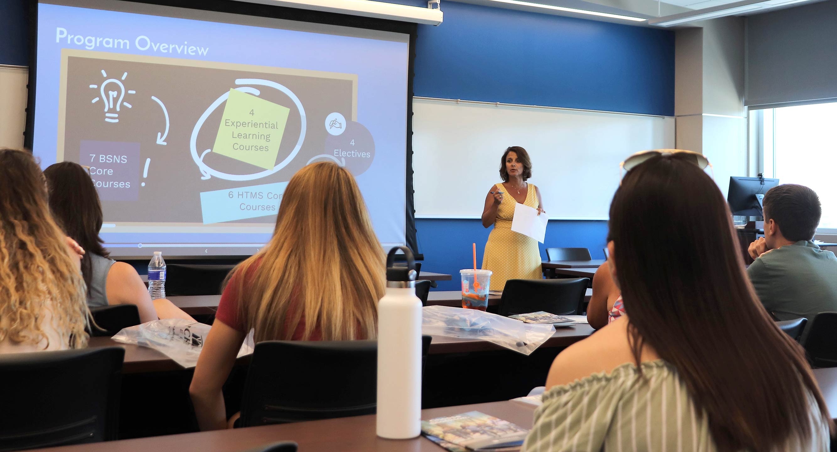 Donna Albano, associate professor of Hospitality, Tourism & Event Management Studies, provides an overview of the degree program.