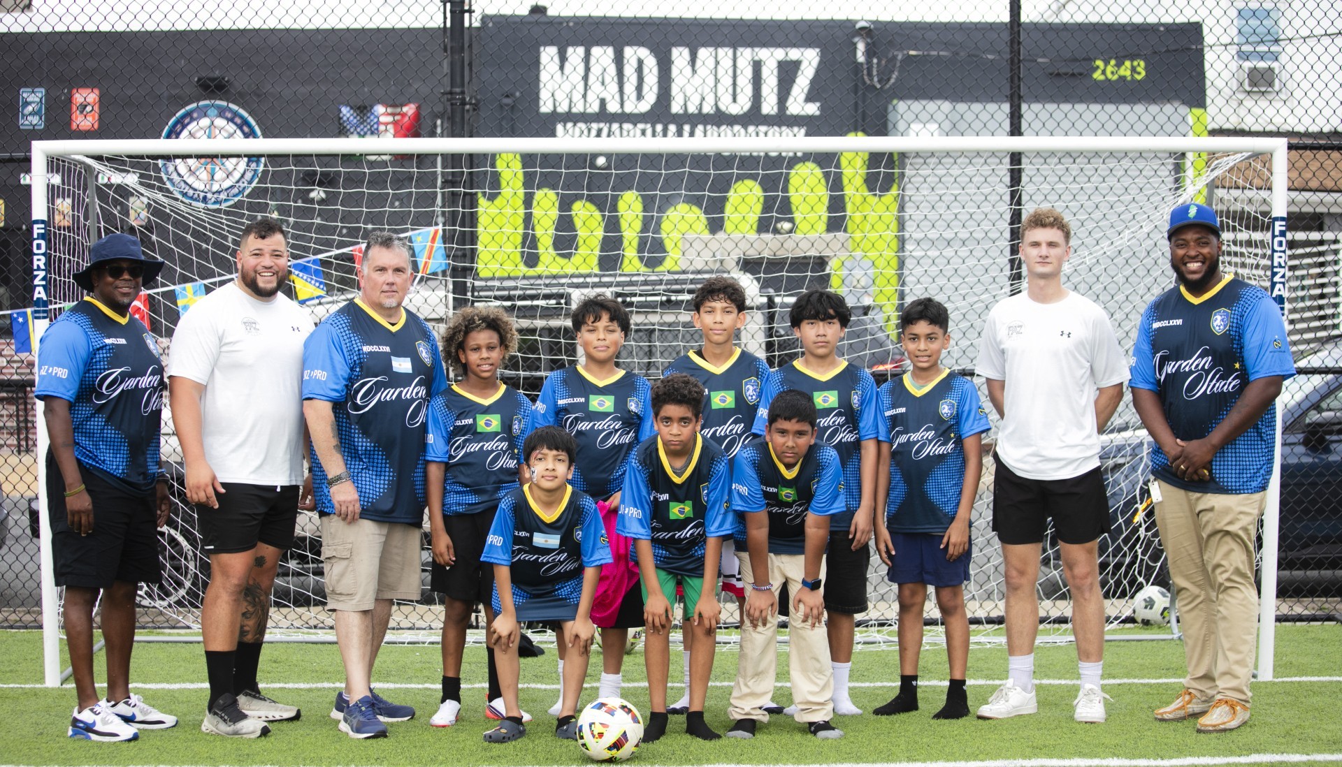 soccer team celebrates world cup