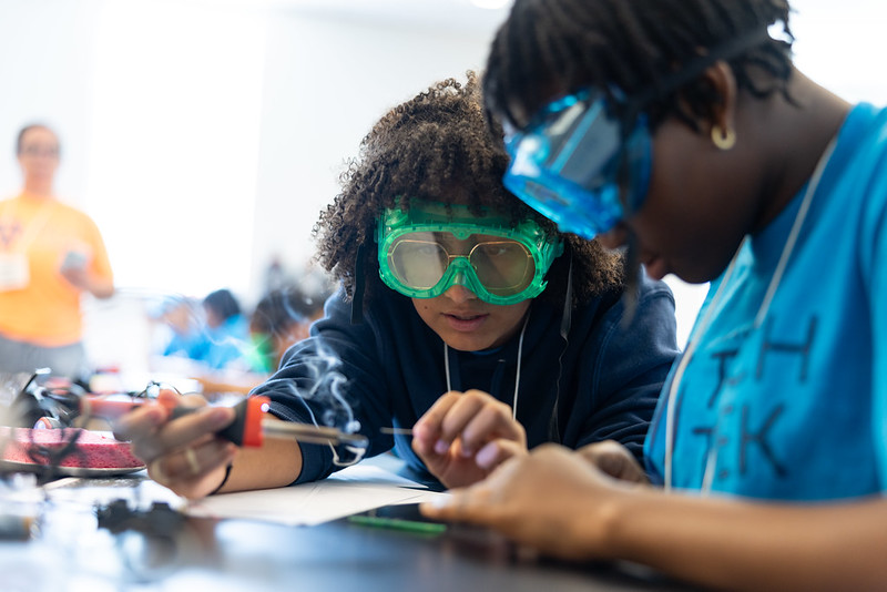 Tech Trek students