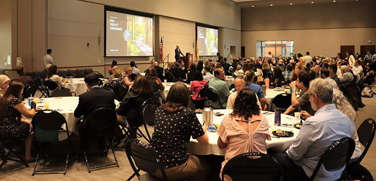 attendees at Faculty Conference