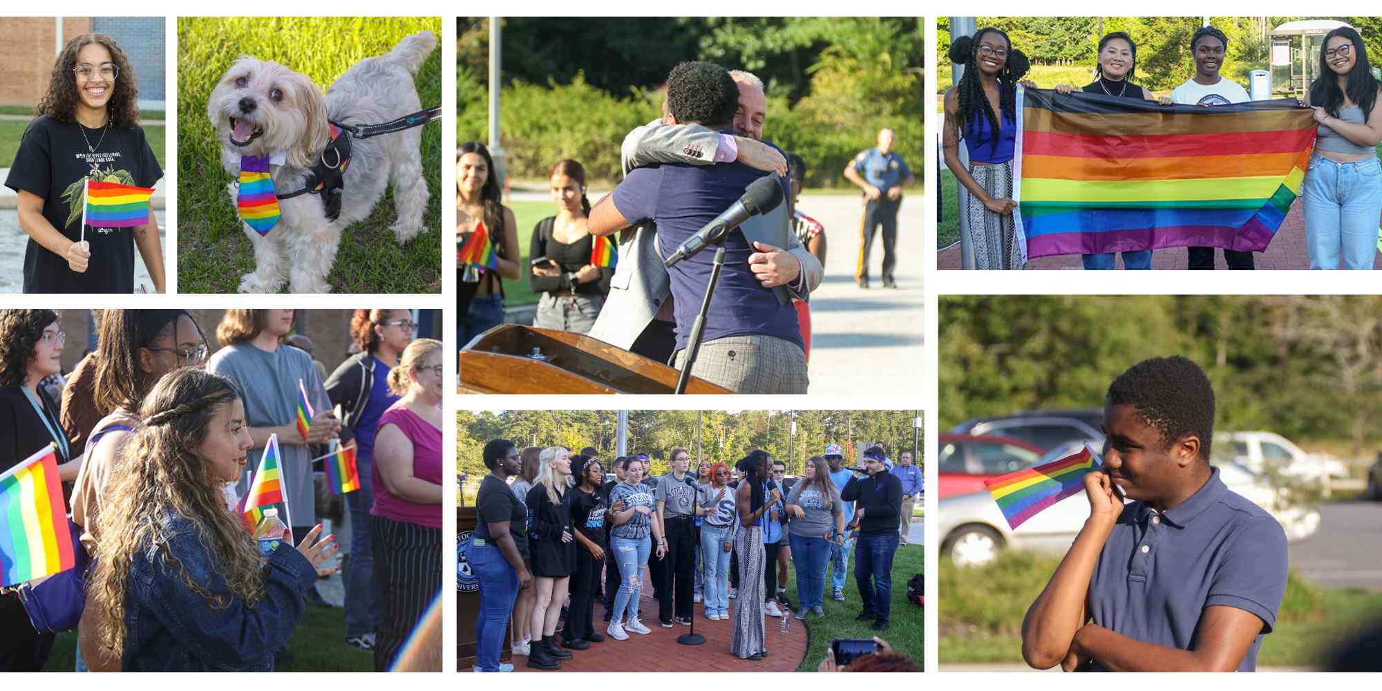 LGBTQ+ Flag Raising