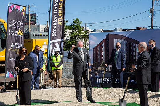 Ground Broken for New A.C. Residence Hall