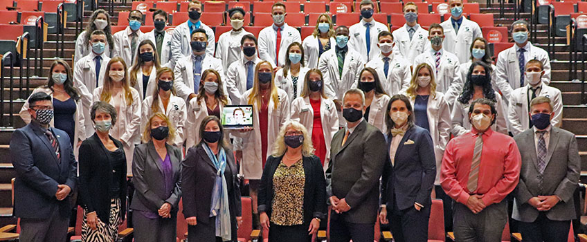 DPT Students (Finally) Get Their White Coats