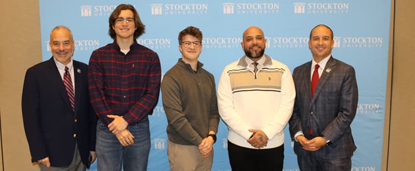 BOT fellowship student recipients with President Joe
