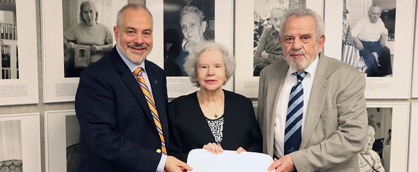 President Joe and Monique Richardson and Daniel Kochavi