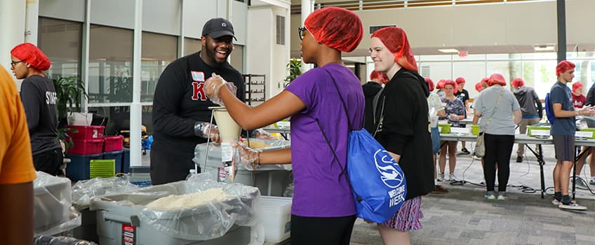 Day of service students