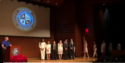 men and women nurses on stage 