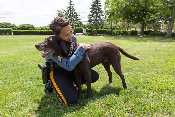 Sgt. Tracy Stuart and Hemi