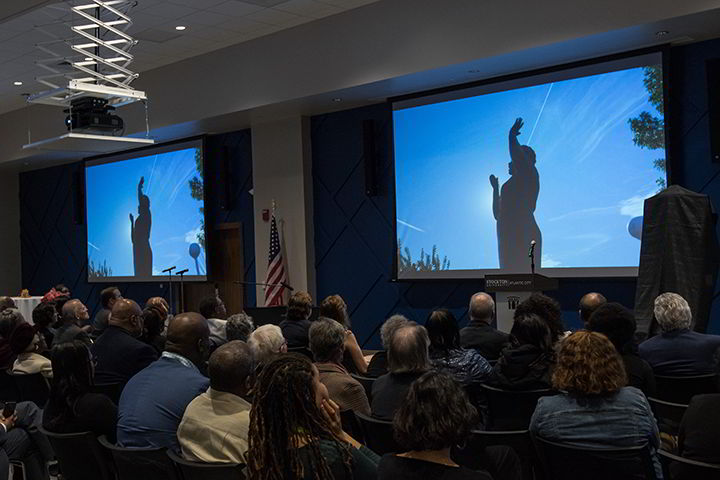 Fannie Lou Hamer’s family sends their best from Ruleville, Mississippi in a video message as Stockton Atlantic City dedicates its event room in honor of the civil rights activist.