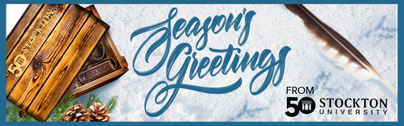 Season's Greetings from Stockton University