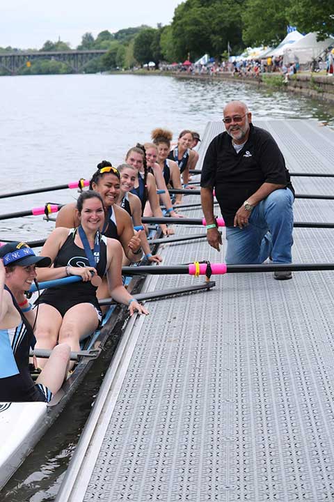 Rowing team at Dad Vail